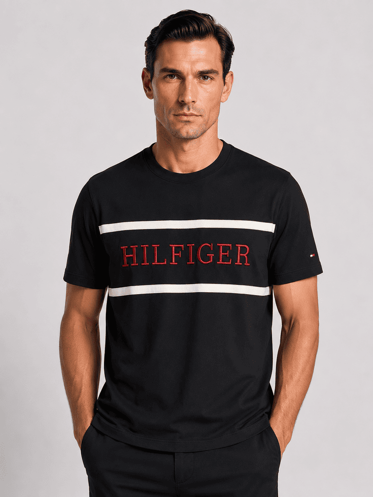 VİP PREMİUM TOMMY HILFIGER SIFIR YAKA T-SHİRT
