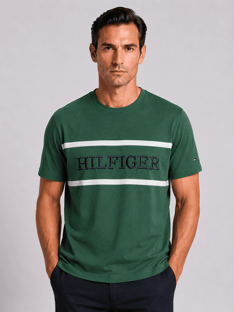 VİP PREMİUM TOMMY HILFIGER SIFIR YAKA T-SHİRT
