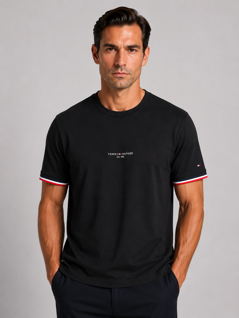 VİP PREMİUM TOMMY HILFIGER SIFIR YAKA T-SHİRT 2