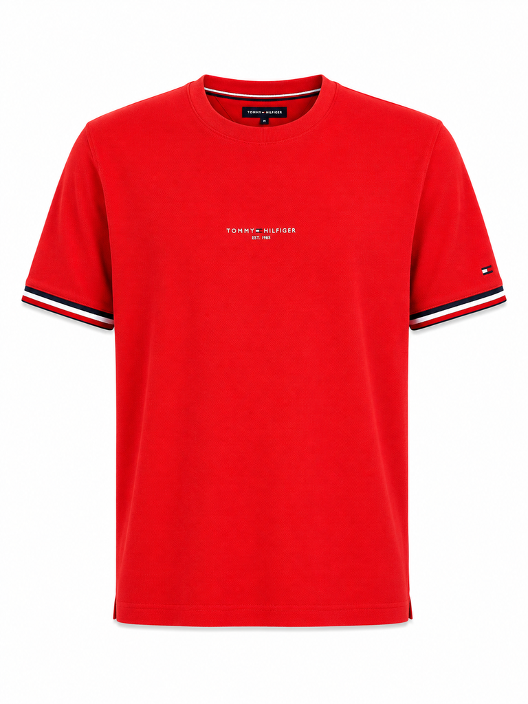 VİP PREMİUM TOMMY HILFIGER SIFIR YAKA T-SHİRT 2