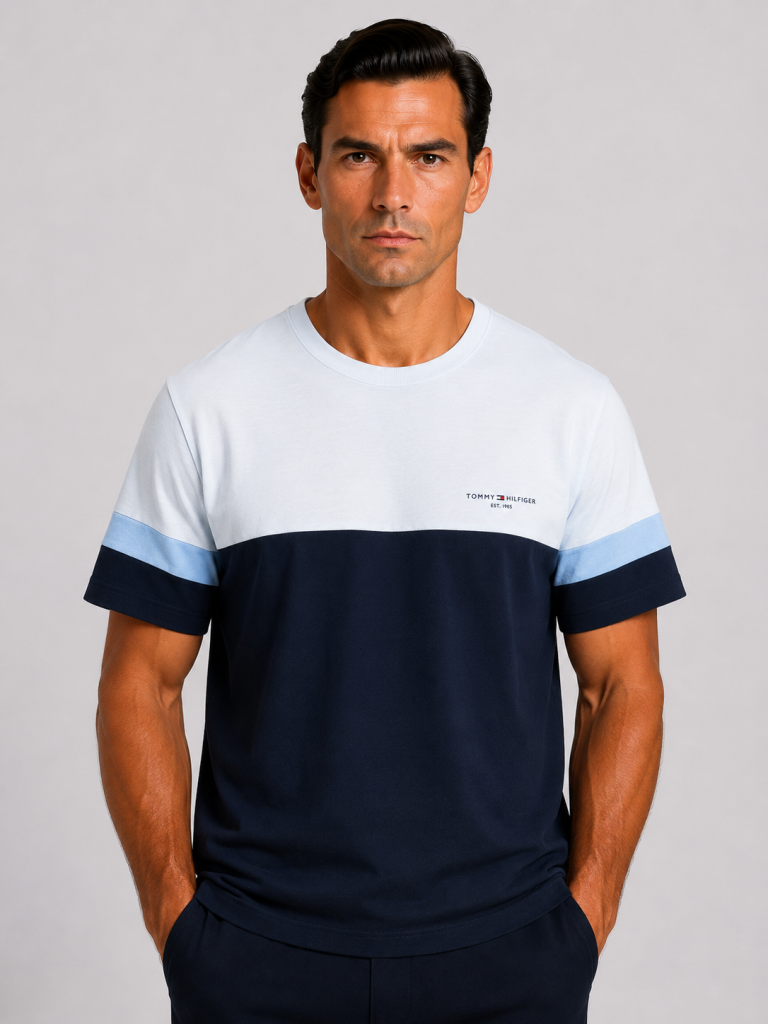 VİP PREMİUM TOMMY HILFIGER SIFIR YAKA T-SHİRT 3