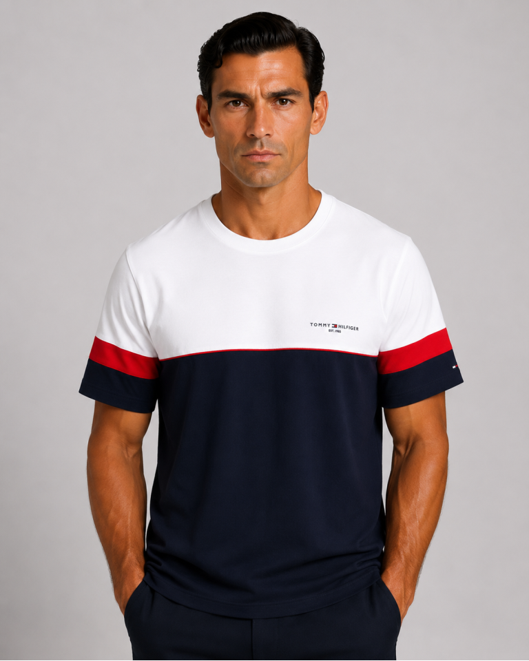 VİP PREMİUM TOMMY HILFIGER SIFIR YAKA T-SHİRT 3