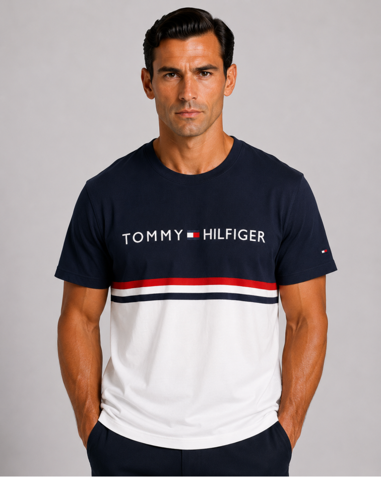 VİP PREMİUM TOMMY HILFIGER SIFIR YAKA T-SHİRT 4