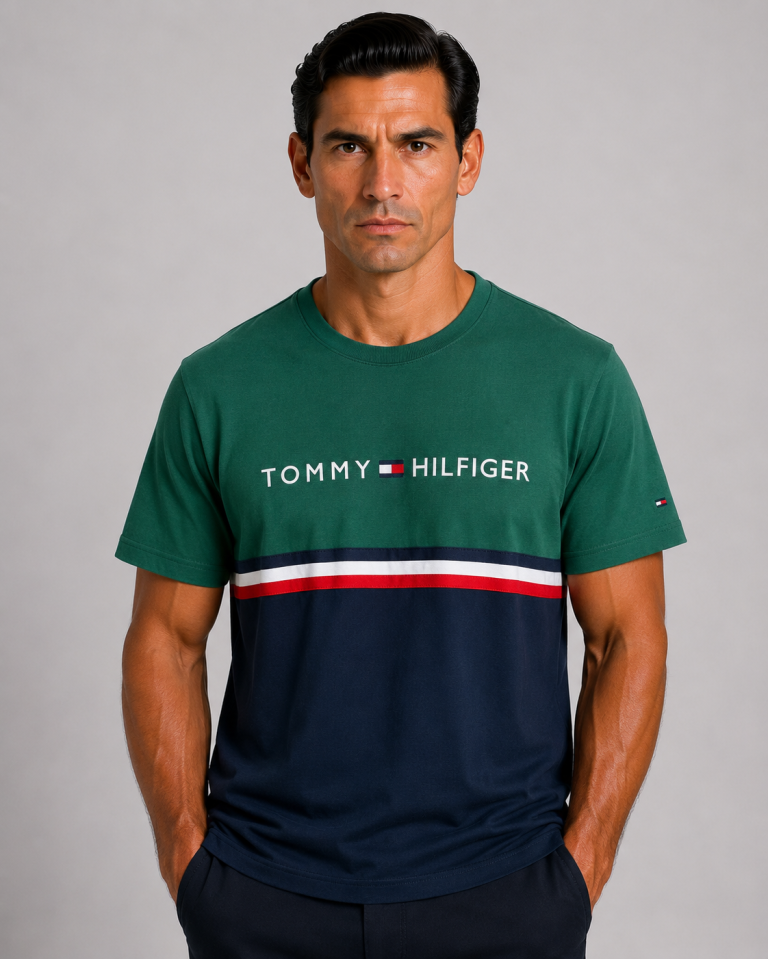 VİP PREMİUM TOMMY HILFIGER SIFIR YAKA T-SHİRT 4