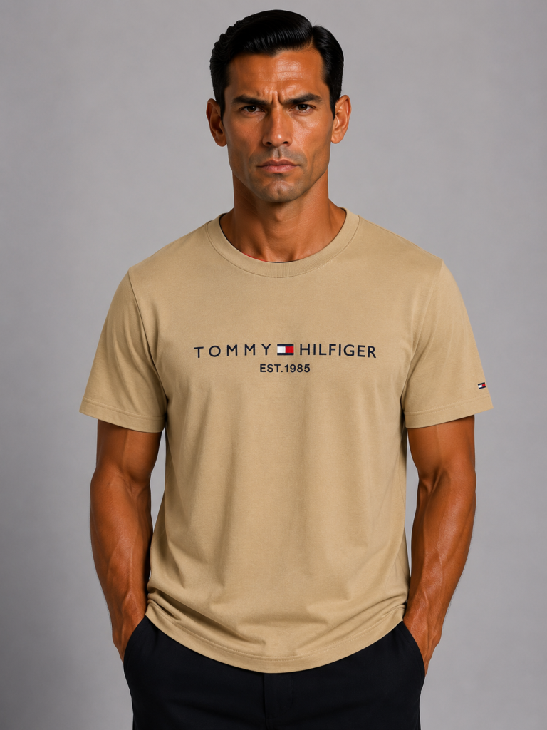 VİP PREMİUM TOMMY HILFIGER SIFIR YAKA T-SHİRT 5